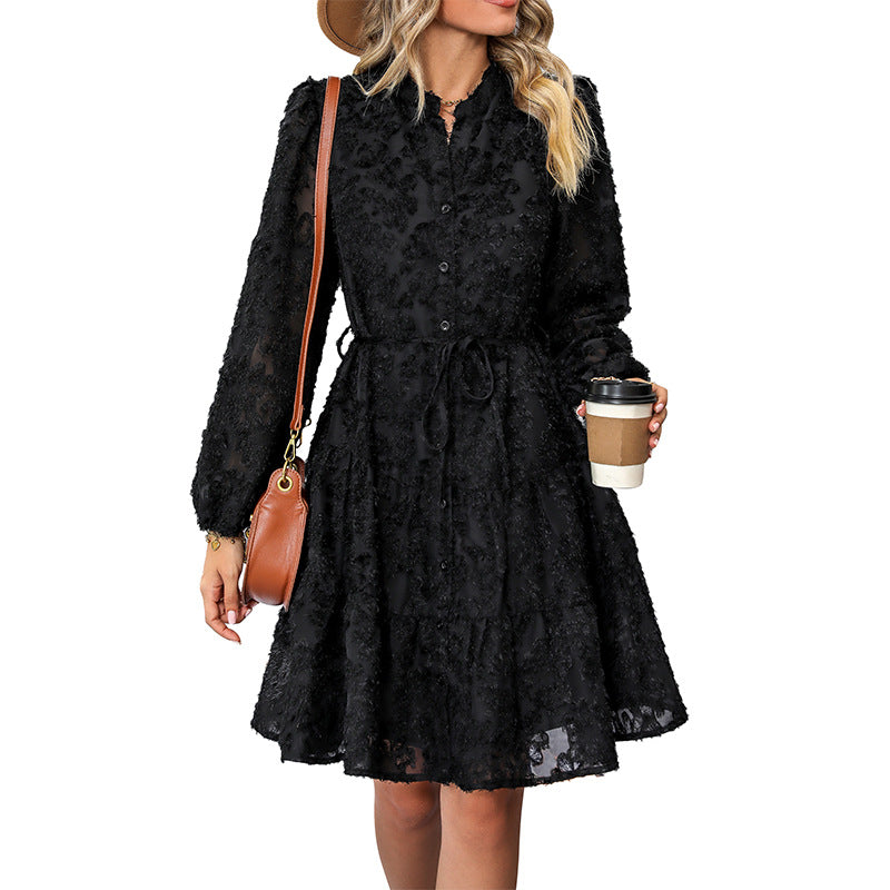 New Autumn New Fashion Long-Sleeved Women's Dress