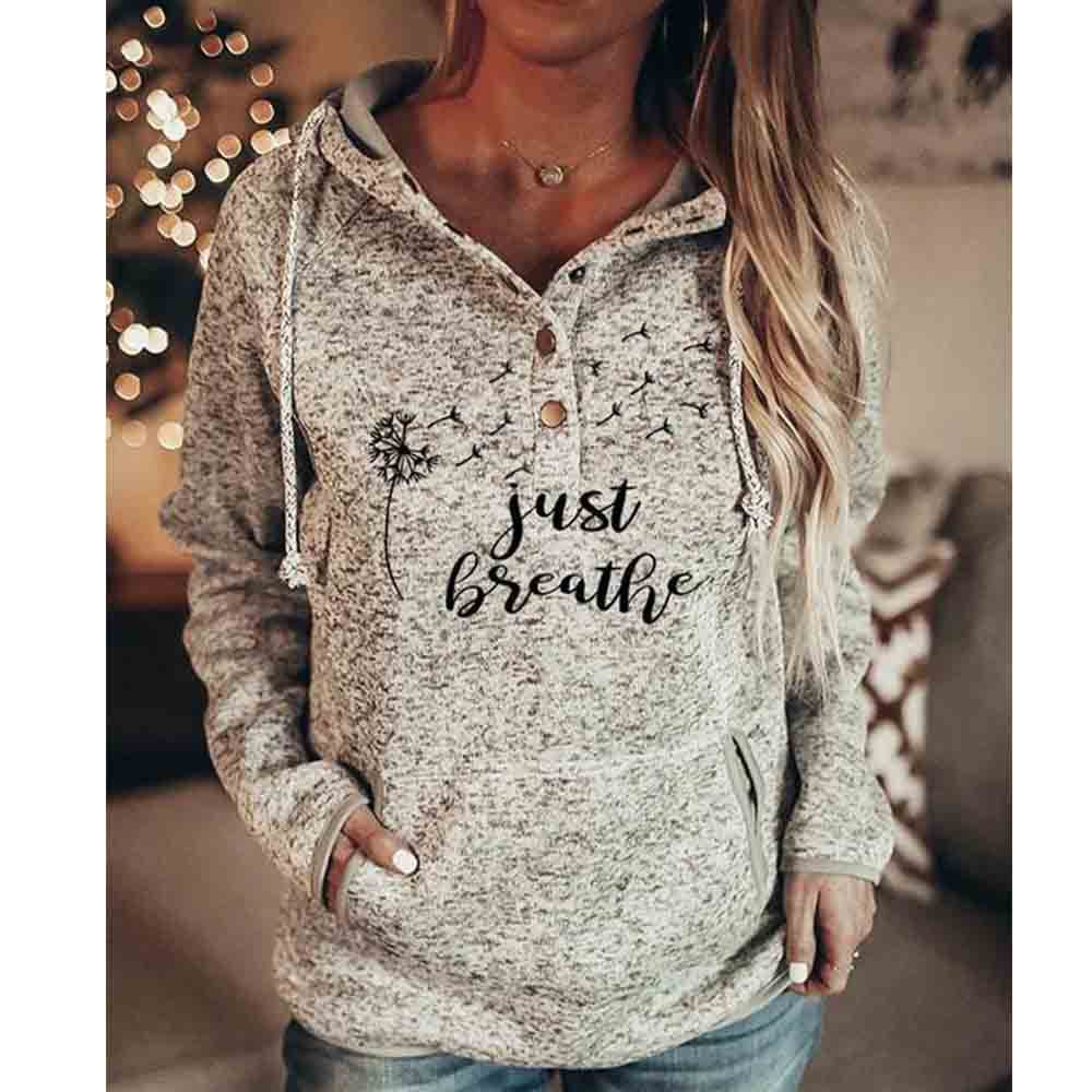 New Female Hoodie Large Size Christmas Print Hoodie