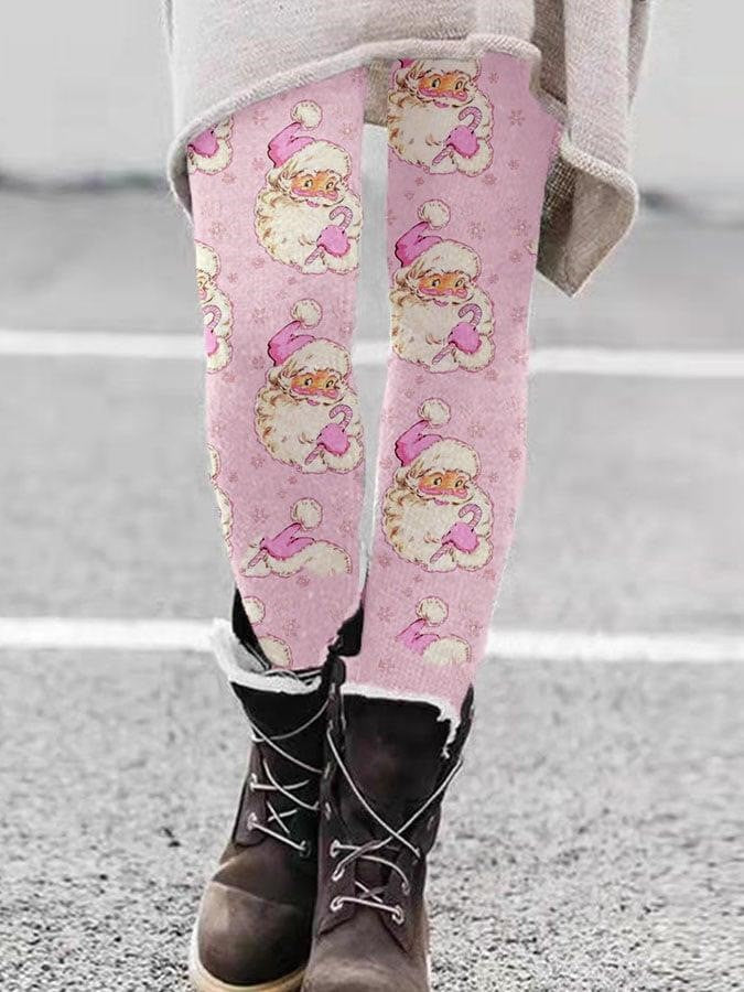 Christmas Personalized Printed Leggings Christmas Tree Sequin Yoga Pants