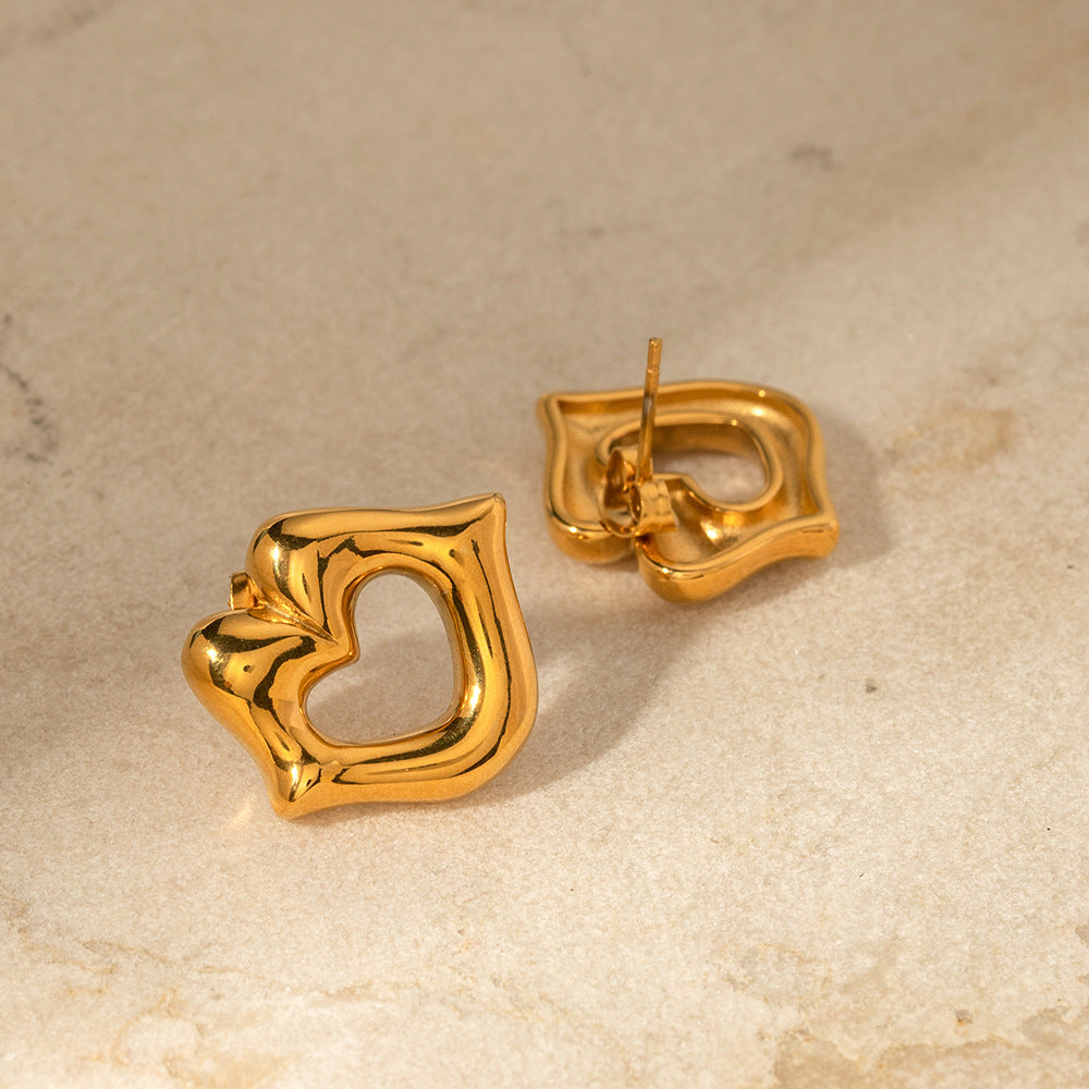5pcs New 18K Gold Stainless Steel Lip Stud Stainless Steel Jewelry Fashion Personality Ladies