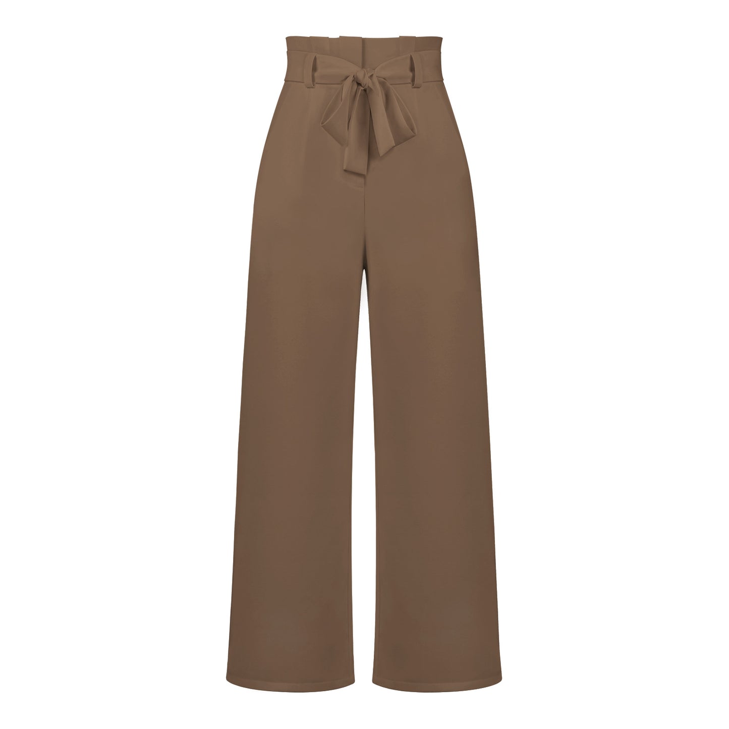 Fashion New Workplace Women's Pants Casual Wide Leg Pants With Belt Temperament Commuter Pants Summer