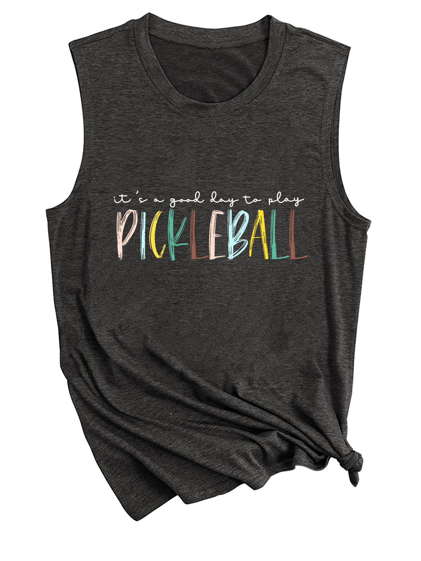 It's A Good Day To Play Letter-Printed Tank Top