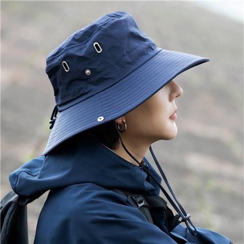 Western Cowboy Hat Female Fisherman Hat Male Summer Vacation Large Brimmed Sun Hat Outdoor Fishing Shade Hiking Hat