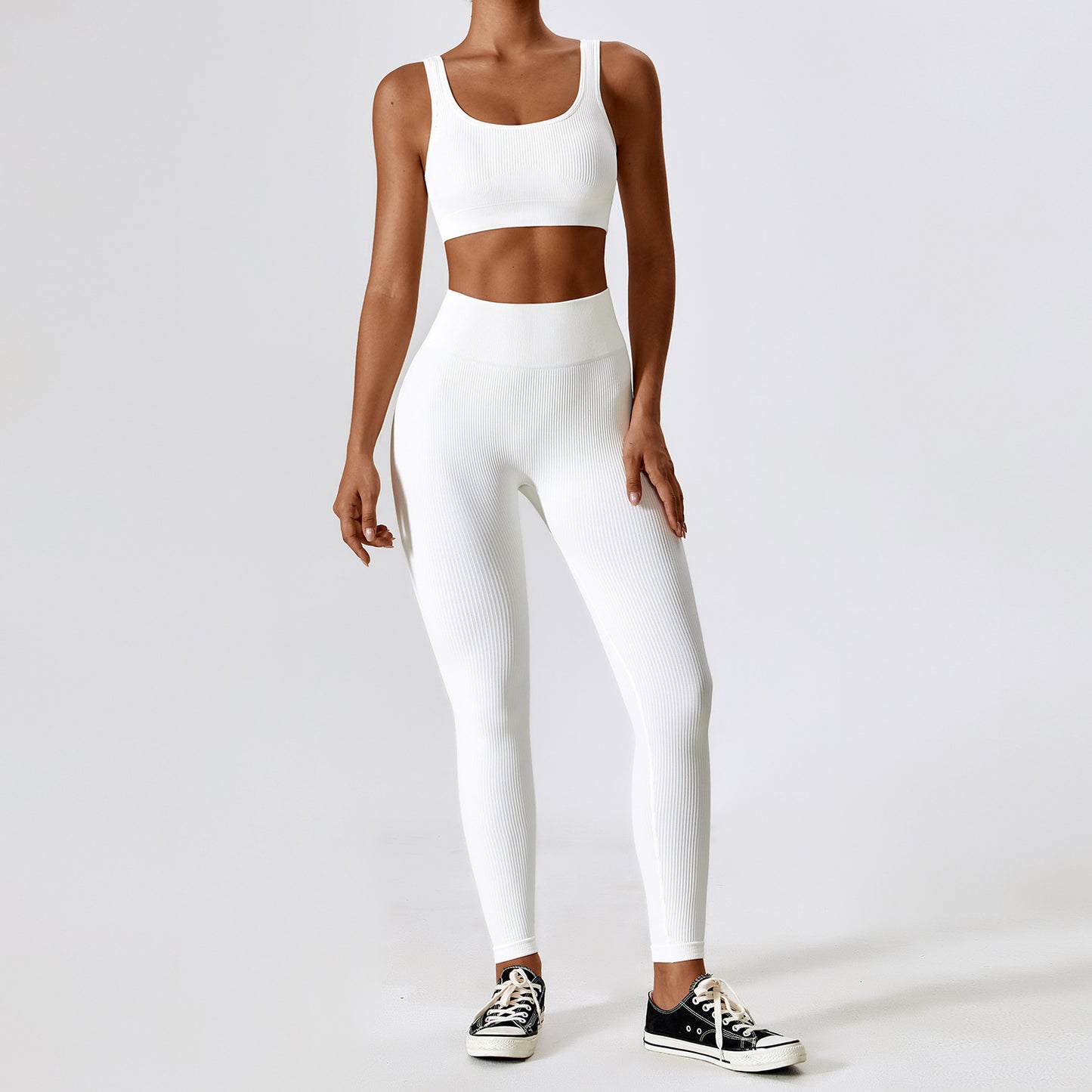 Seamless Yoga Wear Set Running Tight Sports Set Women's Quick Dry High Waist Fitness Wear