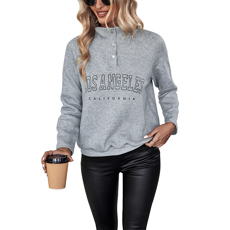 new autumn fashion Women's long-sleeved letter hoodie