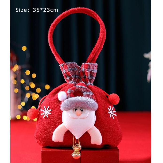 Christmas Decoration Festive Tote Christmas Eve Apple Bag Santa Gadget Stall Start-up Gift Bag