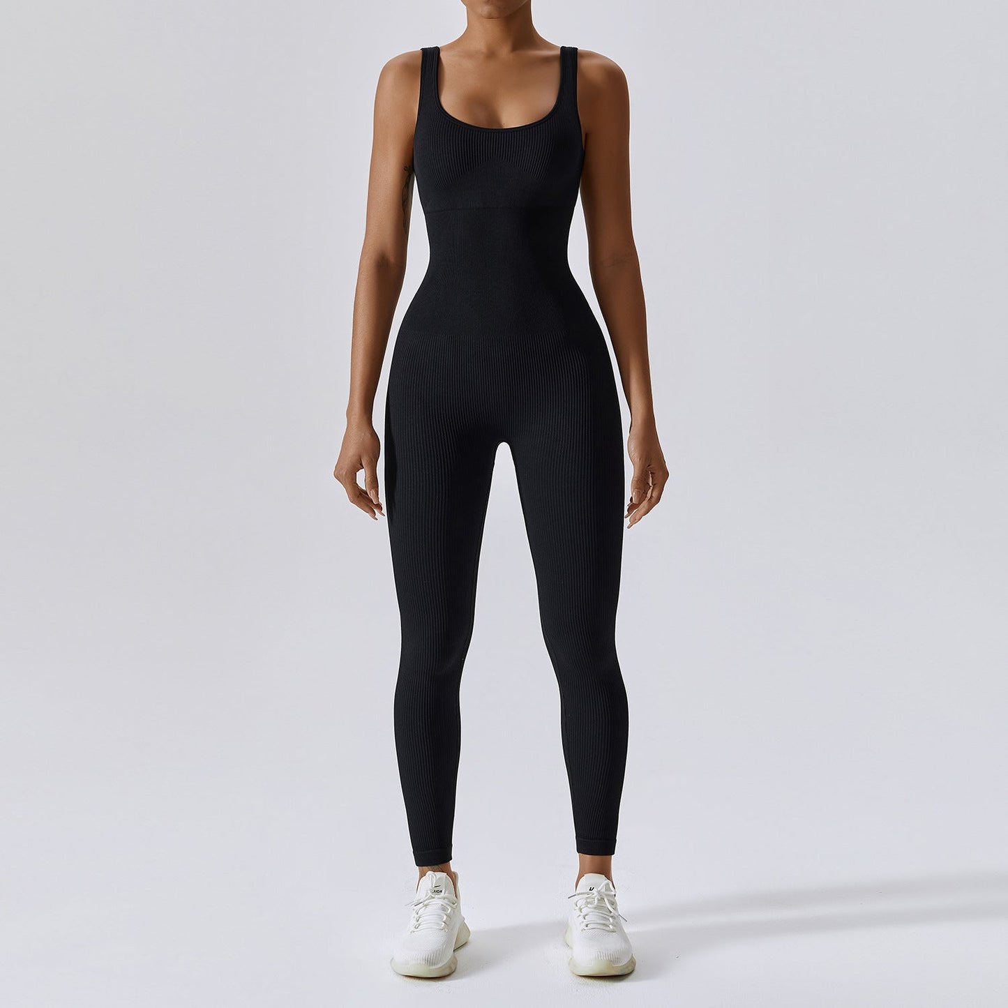 Spring Europe And The United States Seamless One-Piece Yoga Dress Dance Abdominal Slimming Exercise Elastic Bodysuit