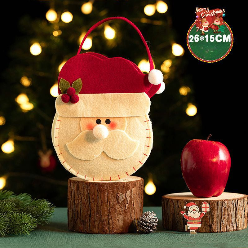 Christmas Decoration Festive Tote Christmas Eve Apple Bag Santa Gadget Stall Start-up Gift Bag