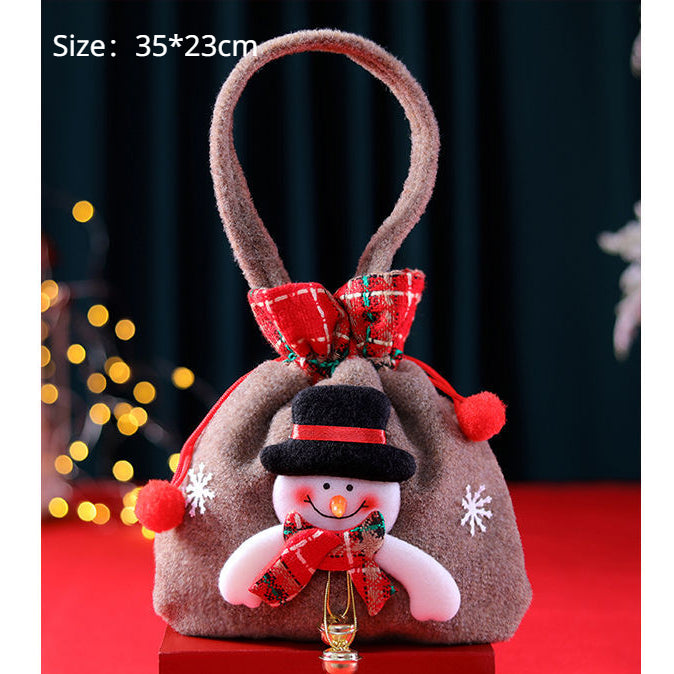 Christmas Decoration Festive Tote Christmas Eve Apple Bag Santa Gadget Stall Start-up Gift Bag