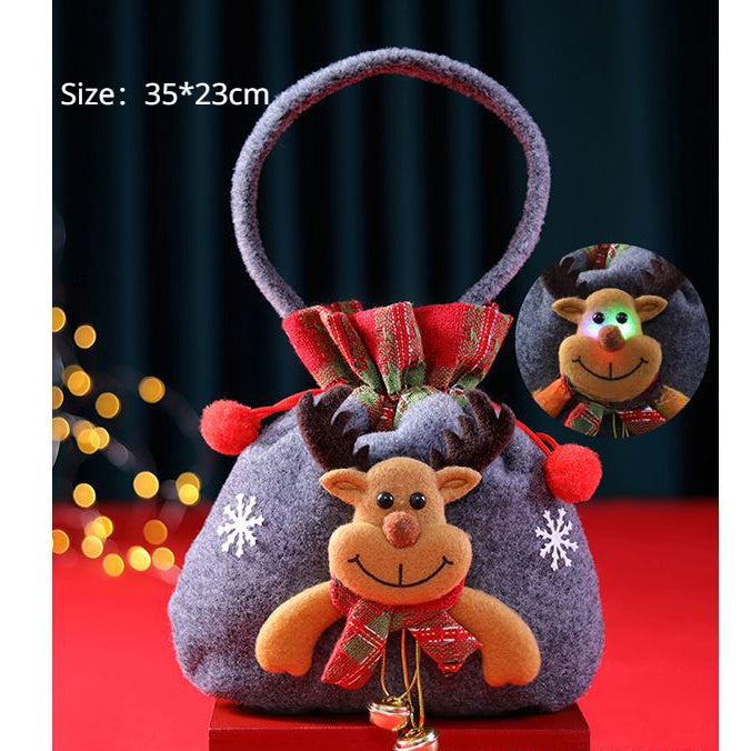 Christmas Decoration Festive Tote Christmas Eve Apple Bag Santa Gadget Stall Start-up Gift Bag