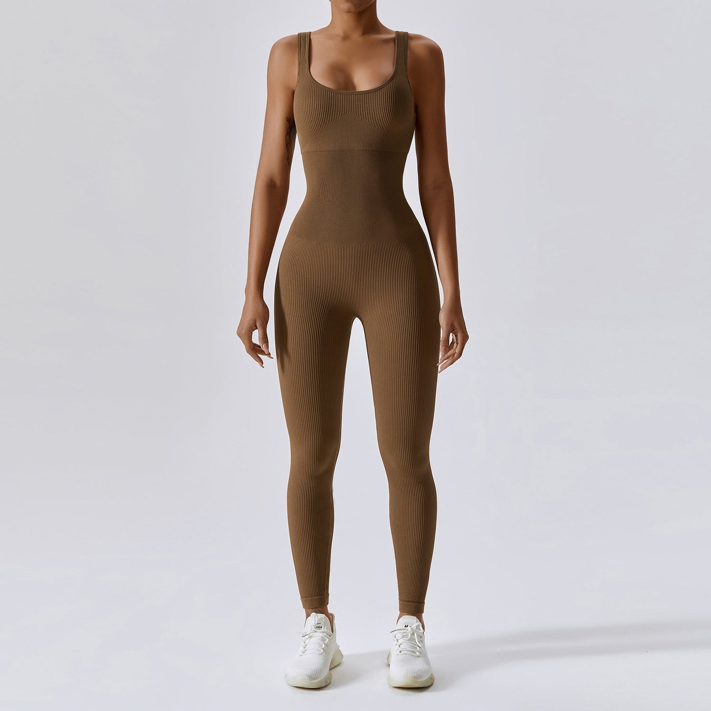 Spring Europe And The United States Seamless One-Piece Yoga Dress Dance Abdominal Slimming Exercise Elastic Bodysuit