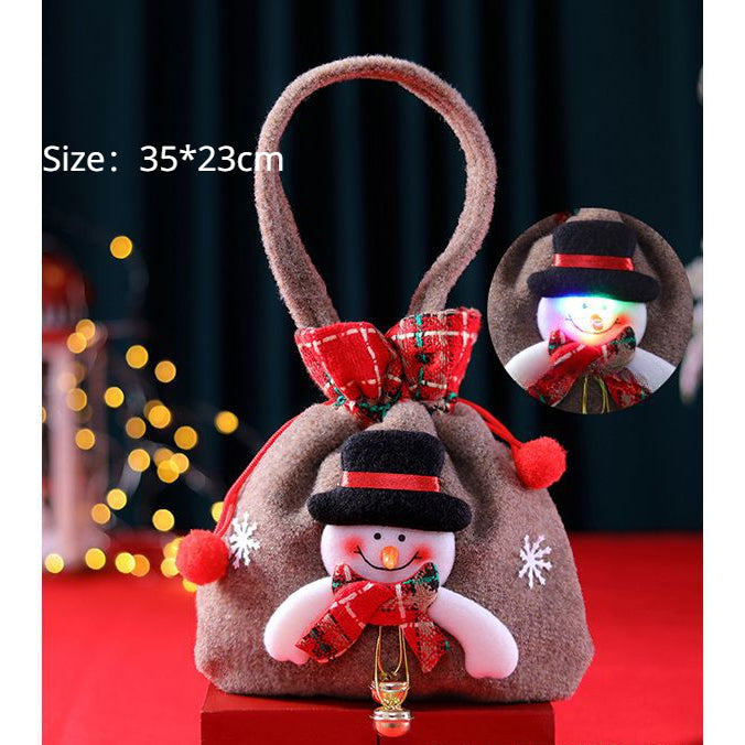 Christmas Decoration Festive Tote Christmas Eve Apple Bag Santa Gadget Stall Start-up Gift Bag