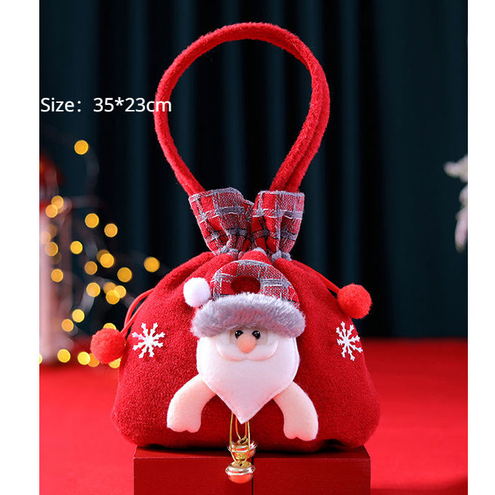 Christmas Decoration Festive Tote Christmas Eve Apple Bag Santa Gadget Stall Start-up Gift Bag