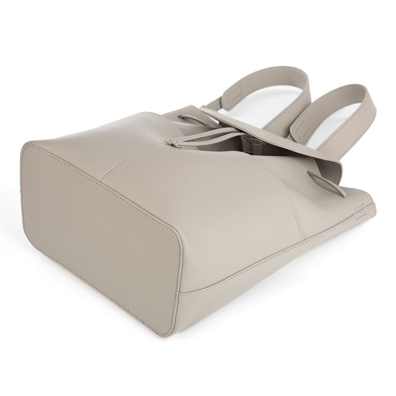 Vegan round-top drawstring backpack