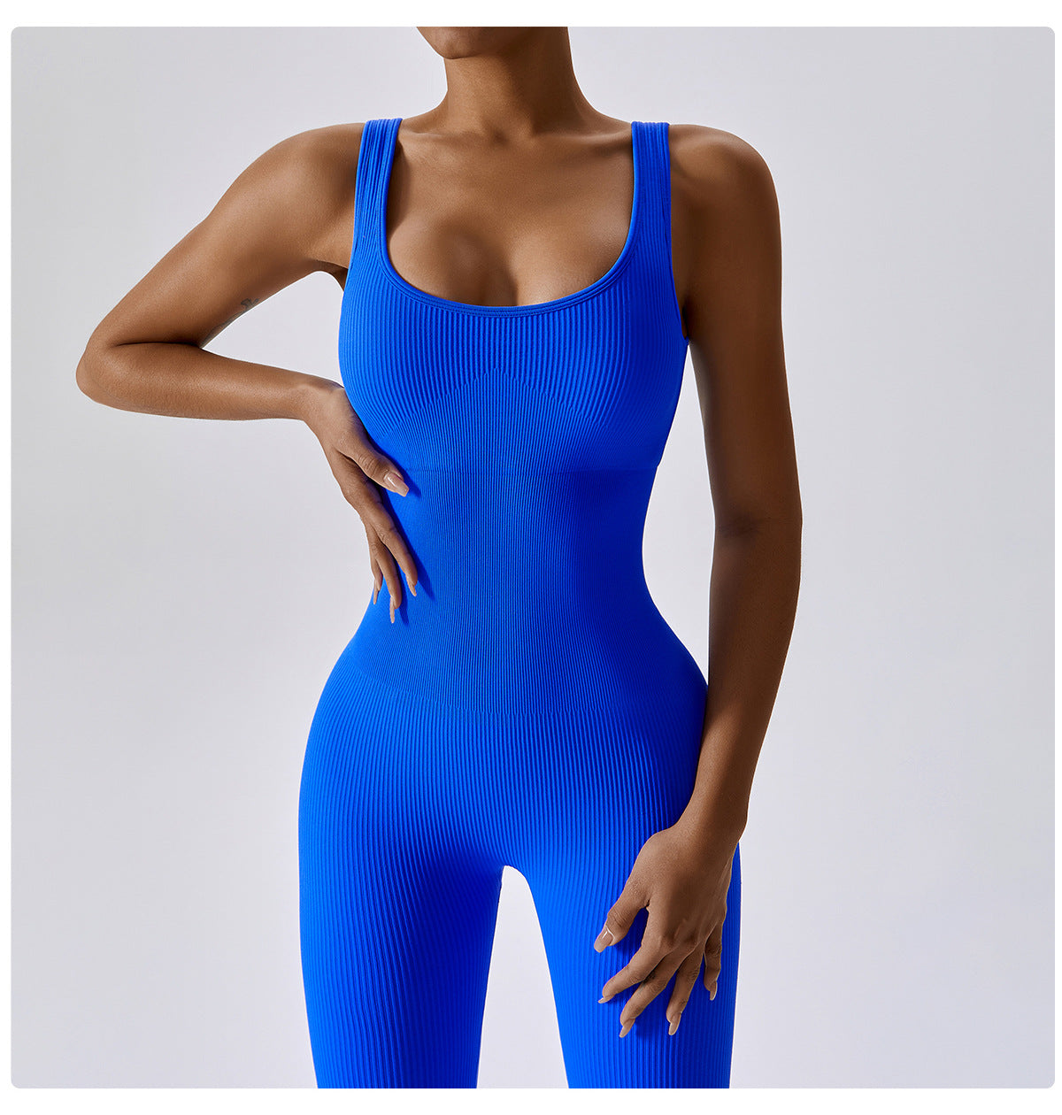 Spring Europe And The United States Seamless One-Piece Yoga Dress Dance Abdominal Slimming Exercise Elastic Bodysuit