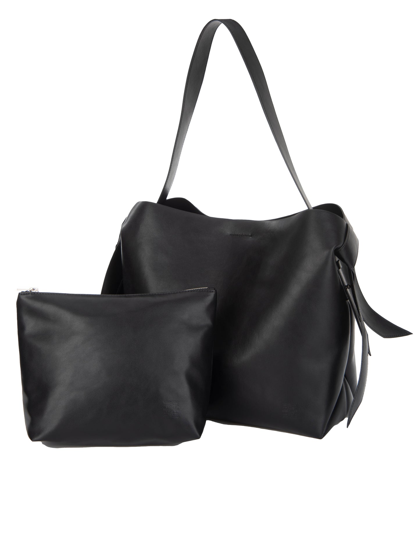 Big bucket bag with vegan bow