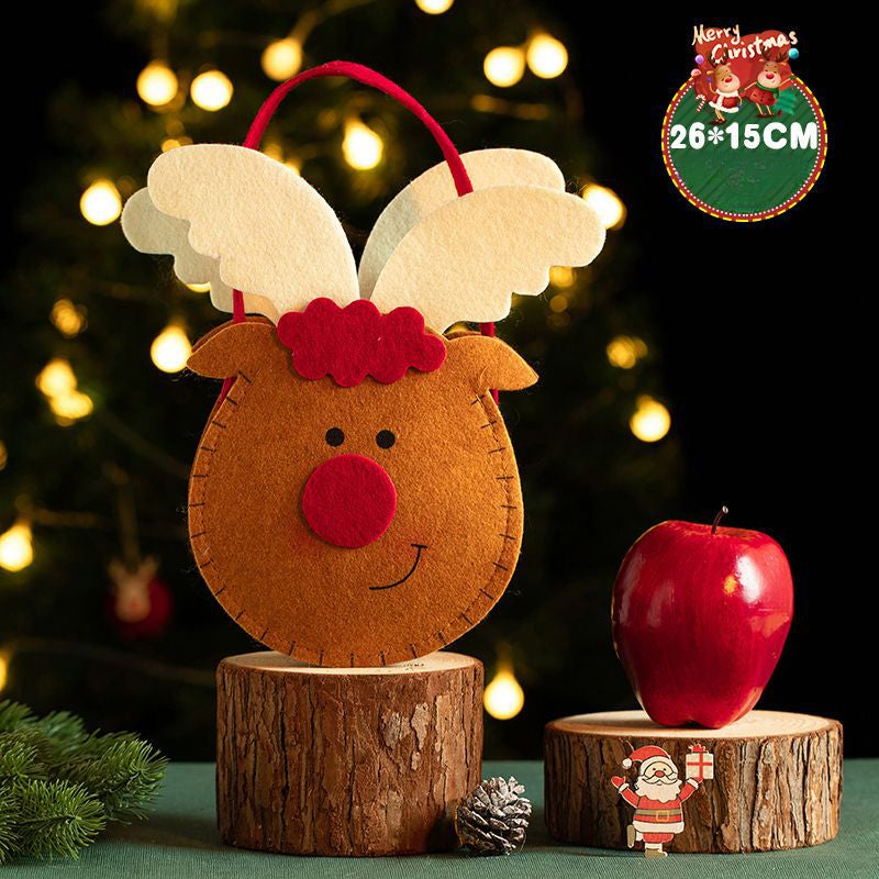 Christmas Decoration Festive Tote Christmas Eve Apple Bag Santa Gadget Stall Start-up Gift Bag