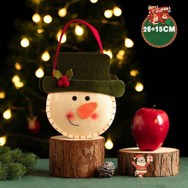 Christmas Decoration Festive Tote Christmas Eve Apple Bag Santa Gadget Stall Start-up Gift Bag