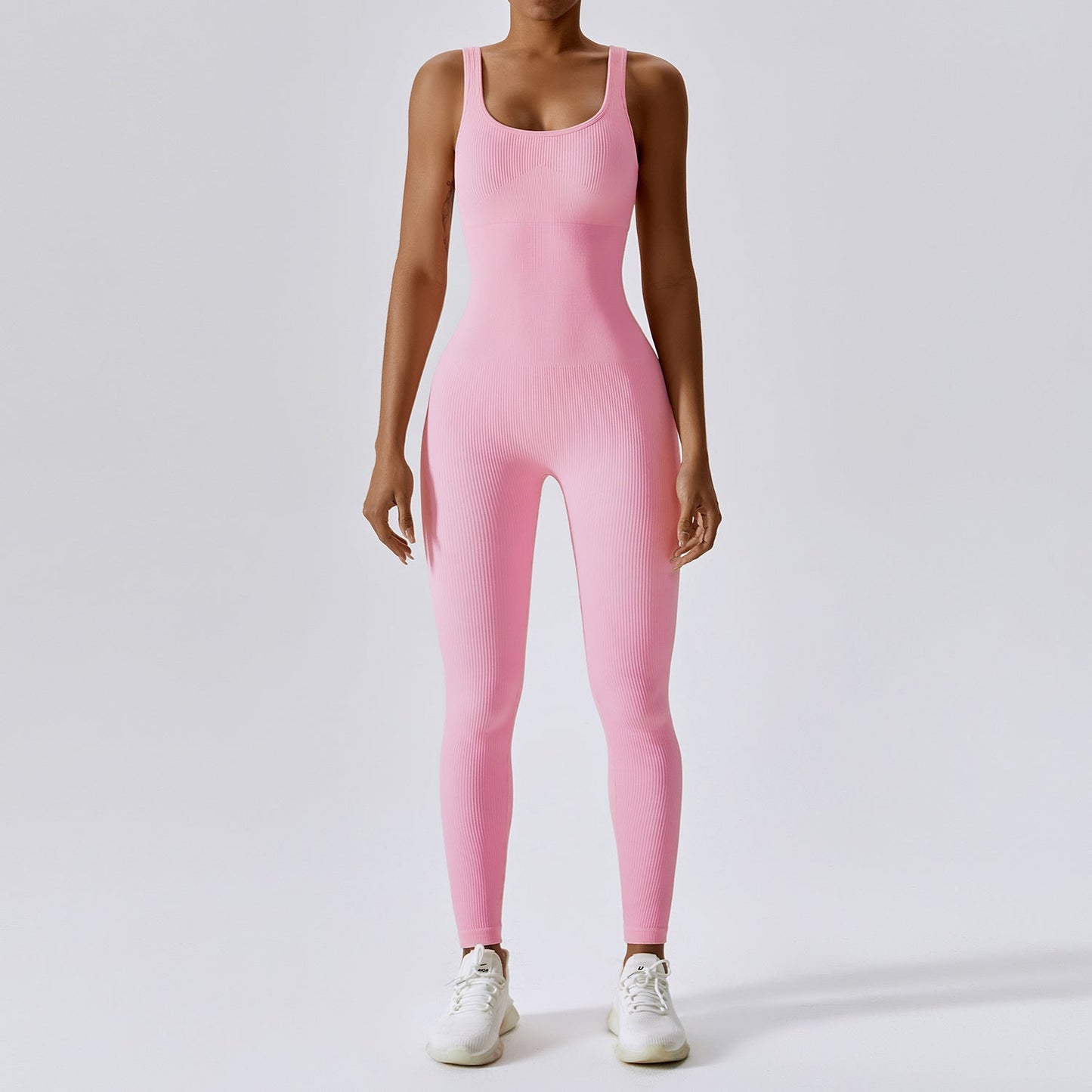 Spring Europe And The United States Seamless One-Piece Yoga Dress Dance Abdominal Slimming Exercise Elastic Bodysuit