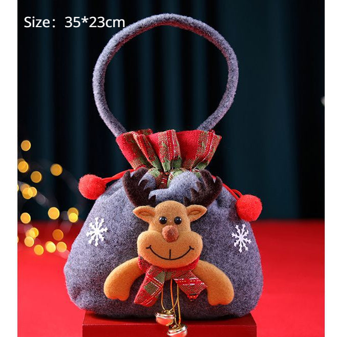 Christmas Decoration Festive Tote Christmas Eve Apple Bag Santa Gadget Stall Start-up Gift Bag