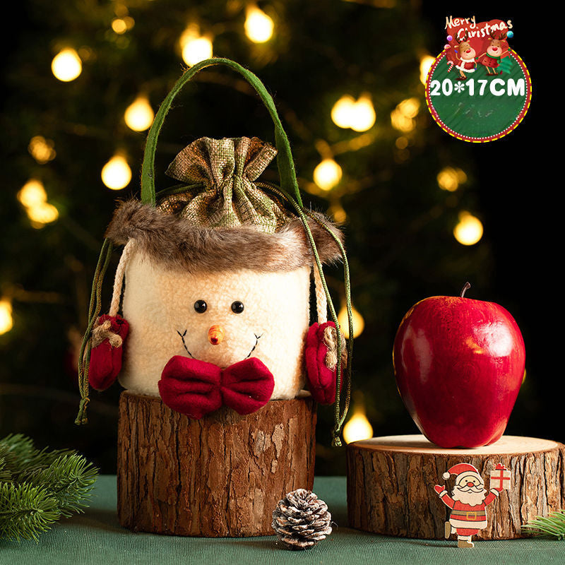 Christmas Decoration Festive Tote Christmas Eve Apple Bag Santa Gadget Stall Start-up Gift Bag