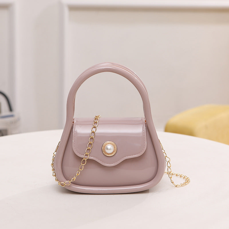 Niche Design Jelly Bag New Chain Bag that Doubles as a Single Shoulder and Crossbody Bag