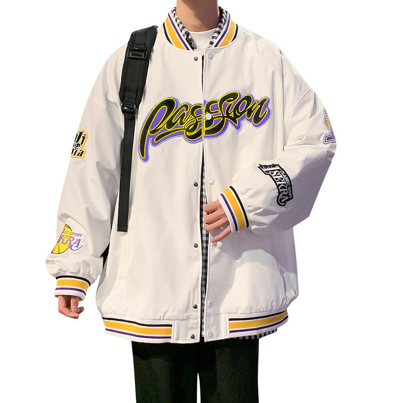 Spring Jacket Men's Loose Harbour Style Casual Student Fashion Men's Top Men's Coat Men's
