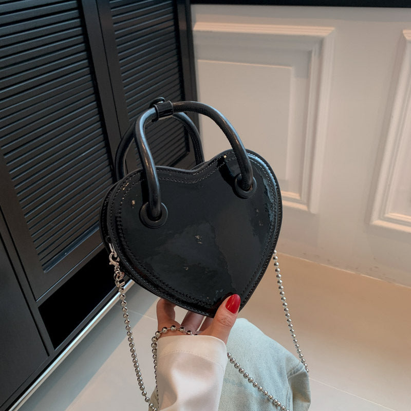 Fashion Personality Handbag New Girl Love Chain Shoulder Bag Creative  Mobile Phone Bag