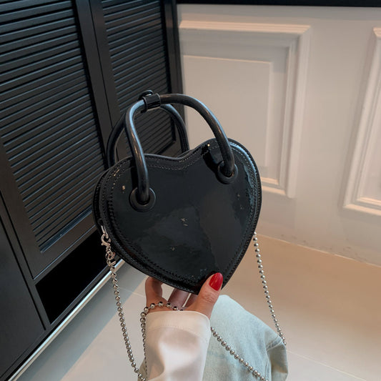 Fashion Personality Handbag New Girl Love Chain Shoulder Bag Creative  Mobile Phone Bag