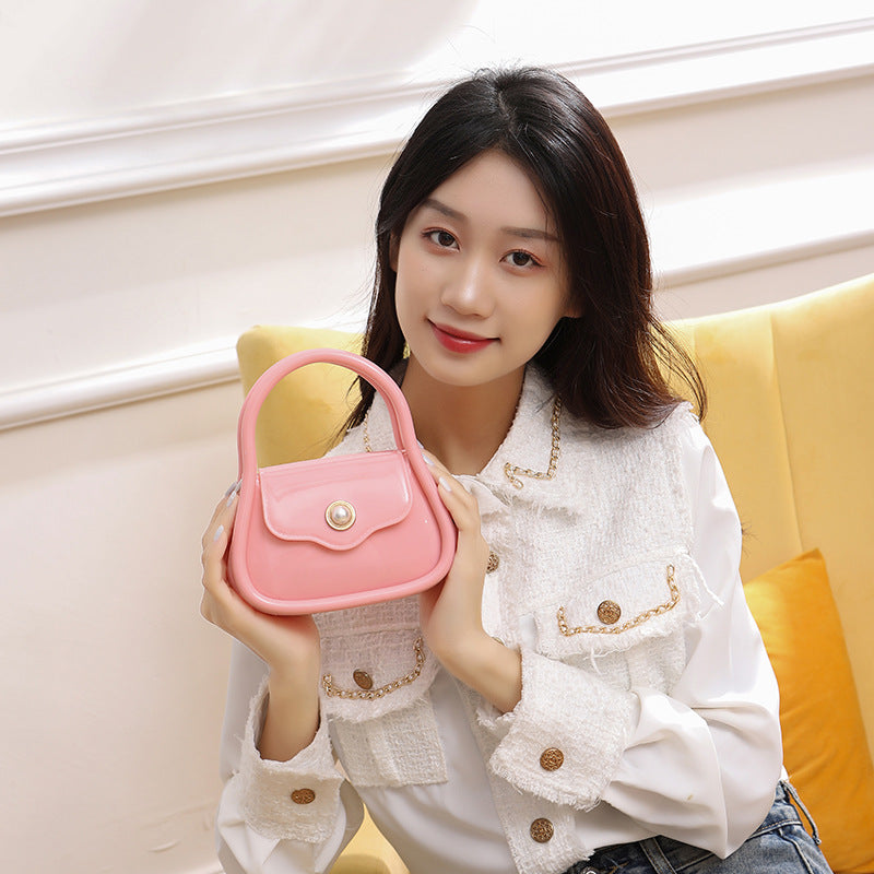 Niche Design Jelly Bag New Chain Bag that Doubles as a Single Shoulder and Crossbody Bag