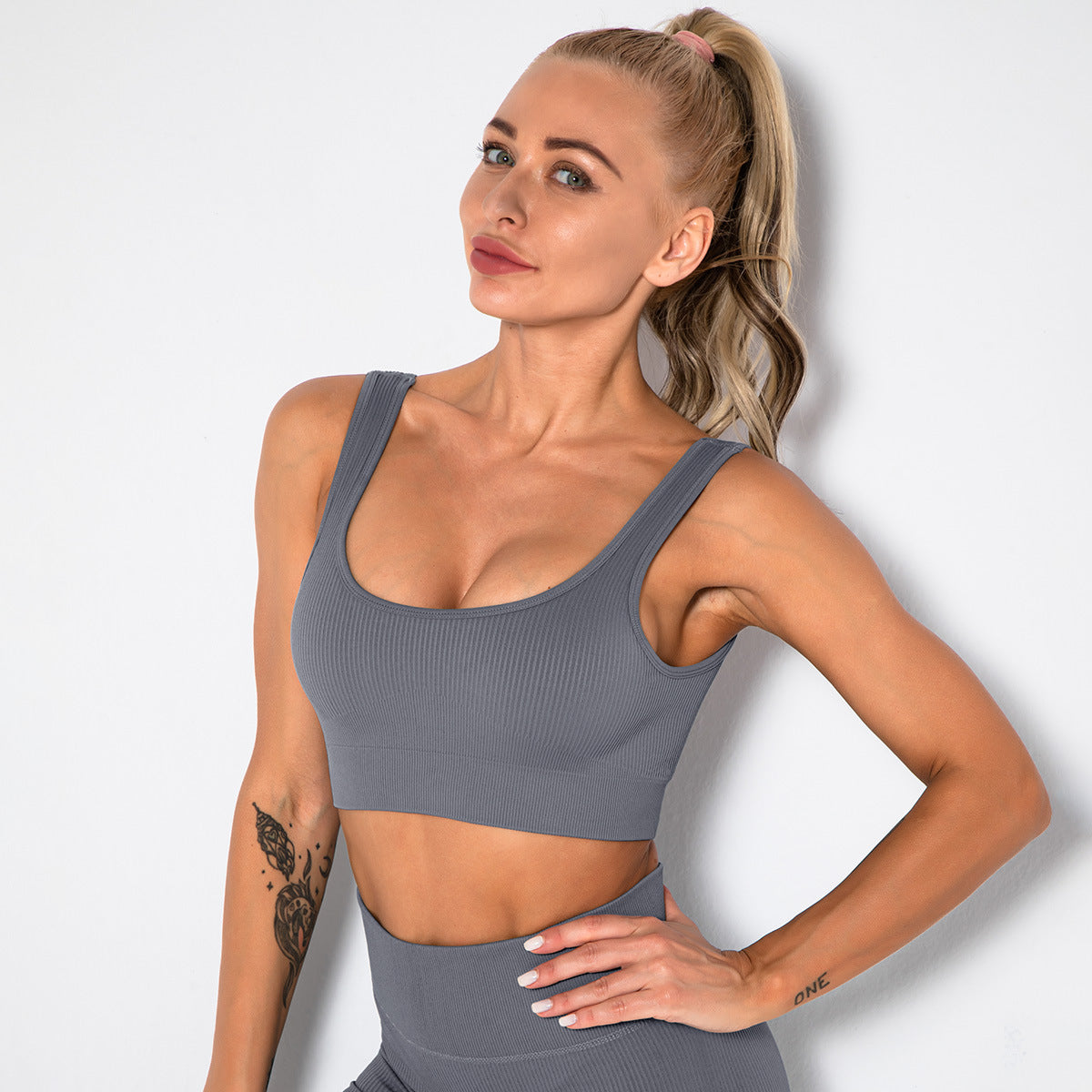 New Seamless Sports Underwear Women's Quick-Drying Bra Shockproof Yoga Running Fitness Bra Vest