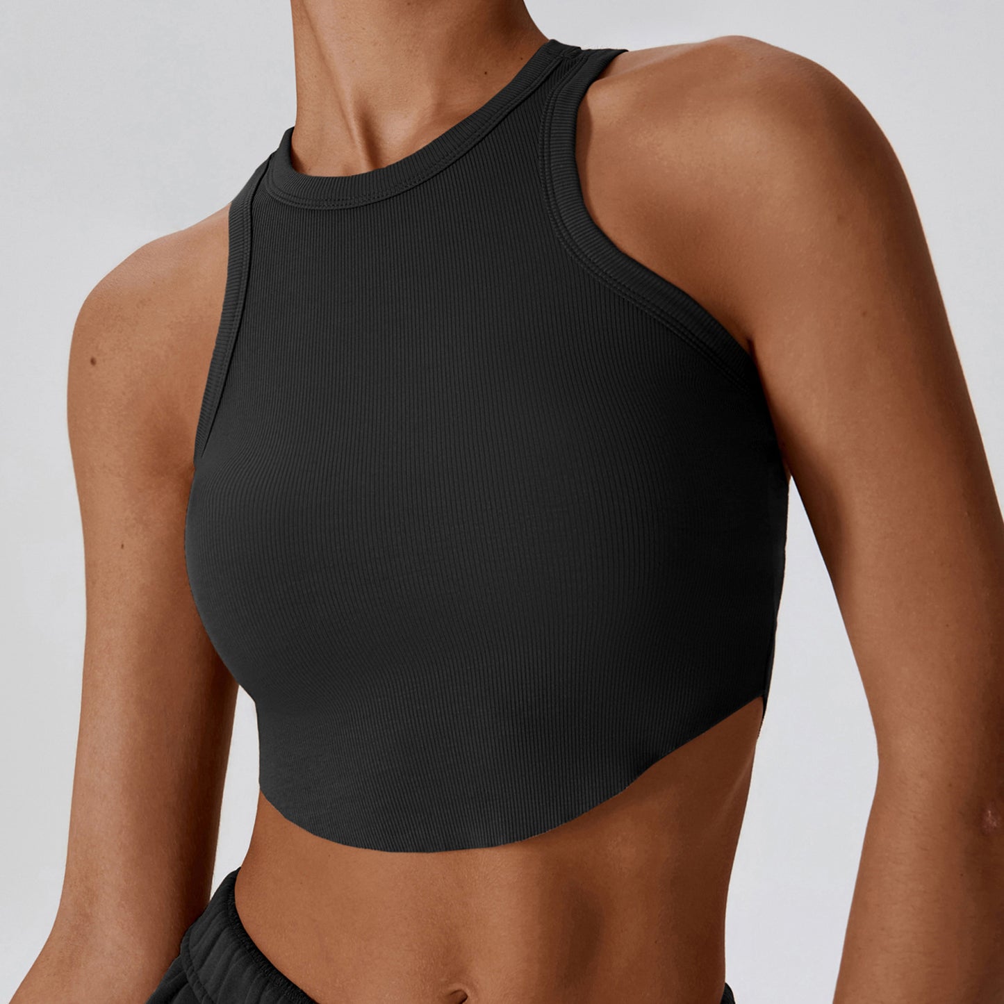 Tight Back Yoga Wear Breathable Sports Vest H T Shirt With Sleeveless Fitness Top Female