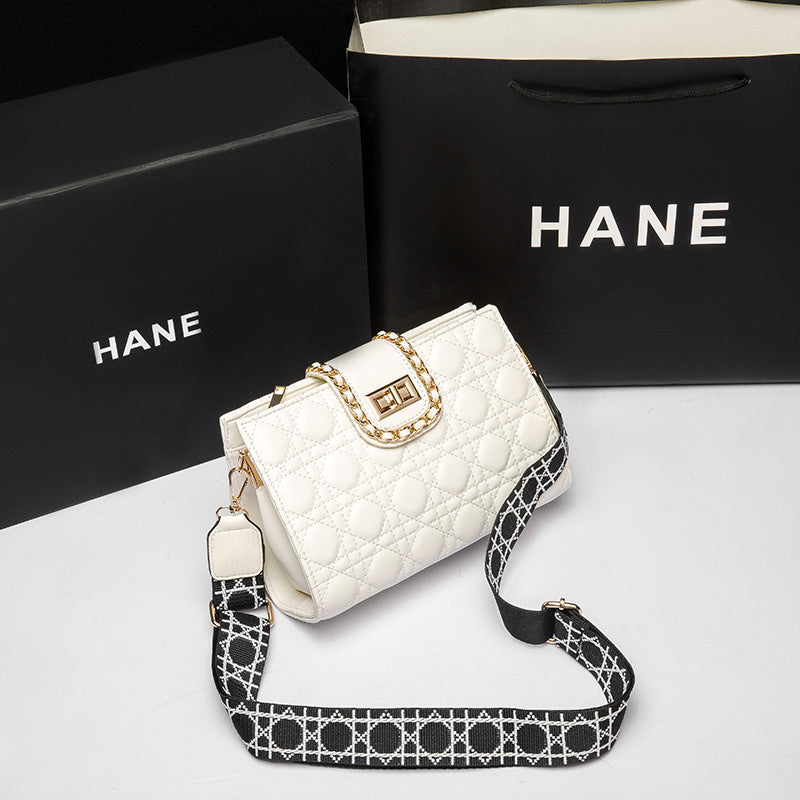 Women's Bag  Bag New Crossbody Bag Diamond Check Bag Niche Lock Shoulder Bag
