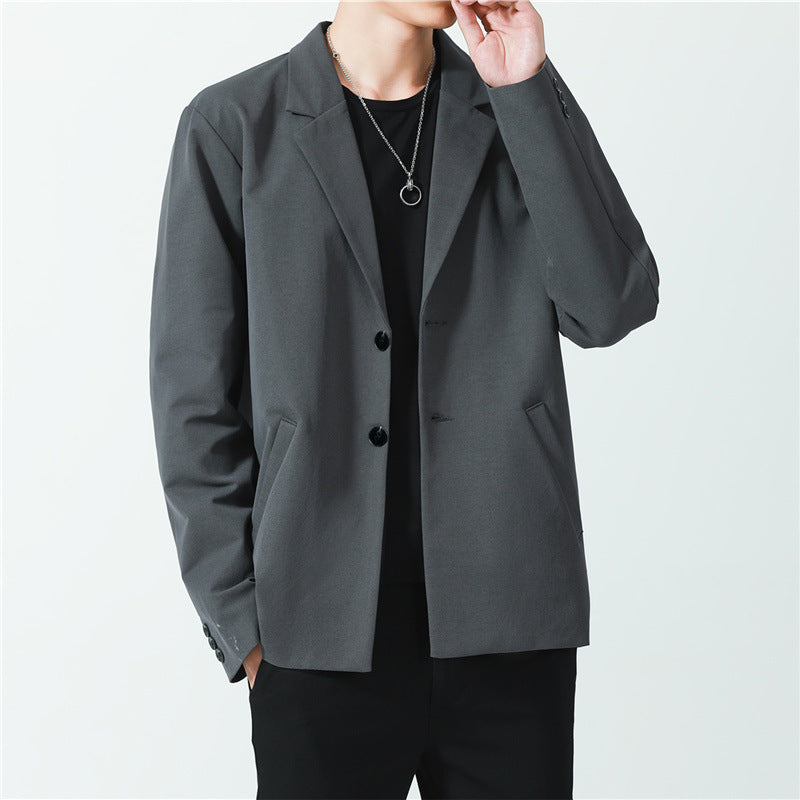 Autumn And Winter Casual Suit Jacket Male Dk Loose Top Plankton Handsome Small  Suit