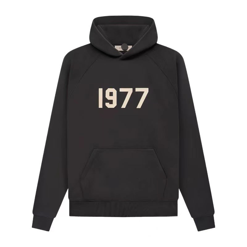 Double-Line  Hoodie Casual Hoodie Plus Velvet Casual Couple Men And Women Loose Tide