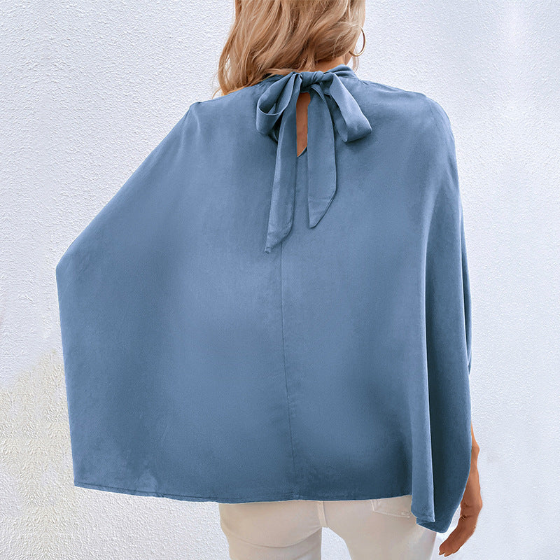 New Summer New Fashion Women's Temperament Solid Color Shirt Women