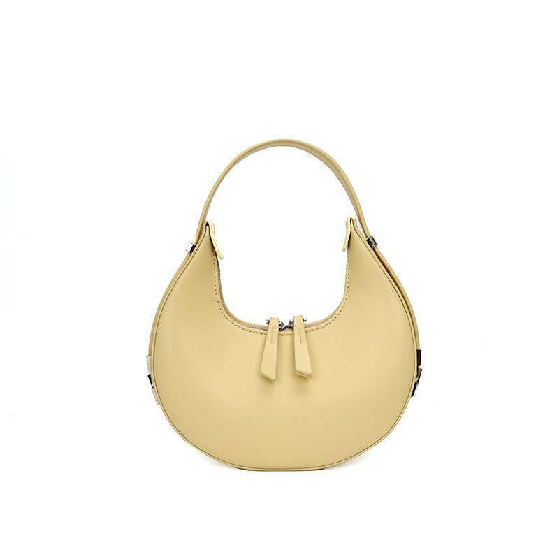 Fashion Shoulder Bag Female Simple Trend Temperament Armpit Bag All Match Texture Dumpling Bag