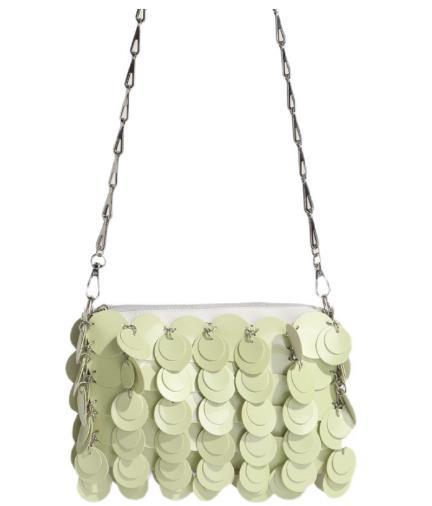 Women's Bag New  The Same Mobile Phone Bag Chain Shiny Piece Bead Bag Single Shoulder Crossbody Bag Small Bag