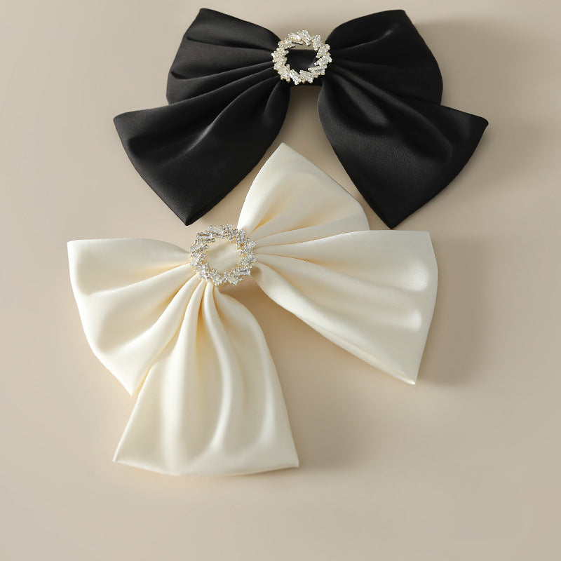Black Bow Hair Accessories Spring Clip Top Clip Accessories