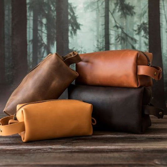 Retro Soft Hand Bag Toiletry Bag Women's Makeup Bag Creative For Bags