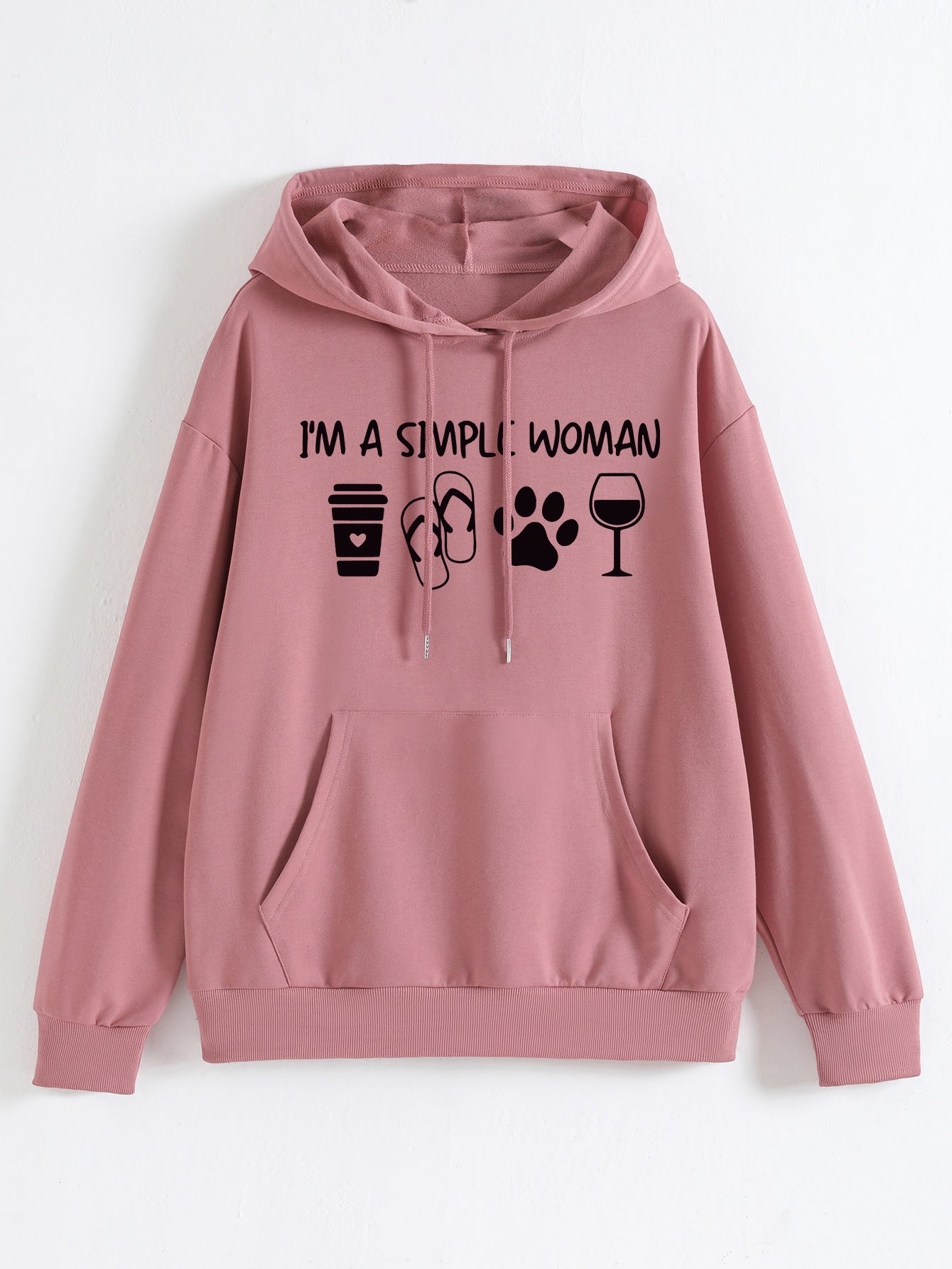I'M A Simple Woman Print Fashion Hoodie