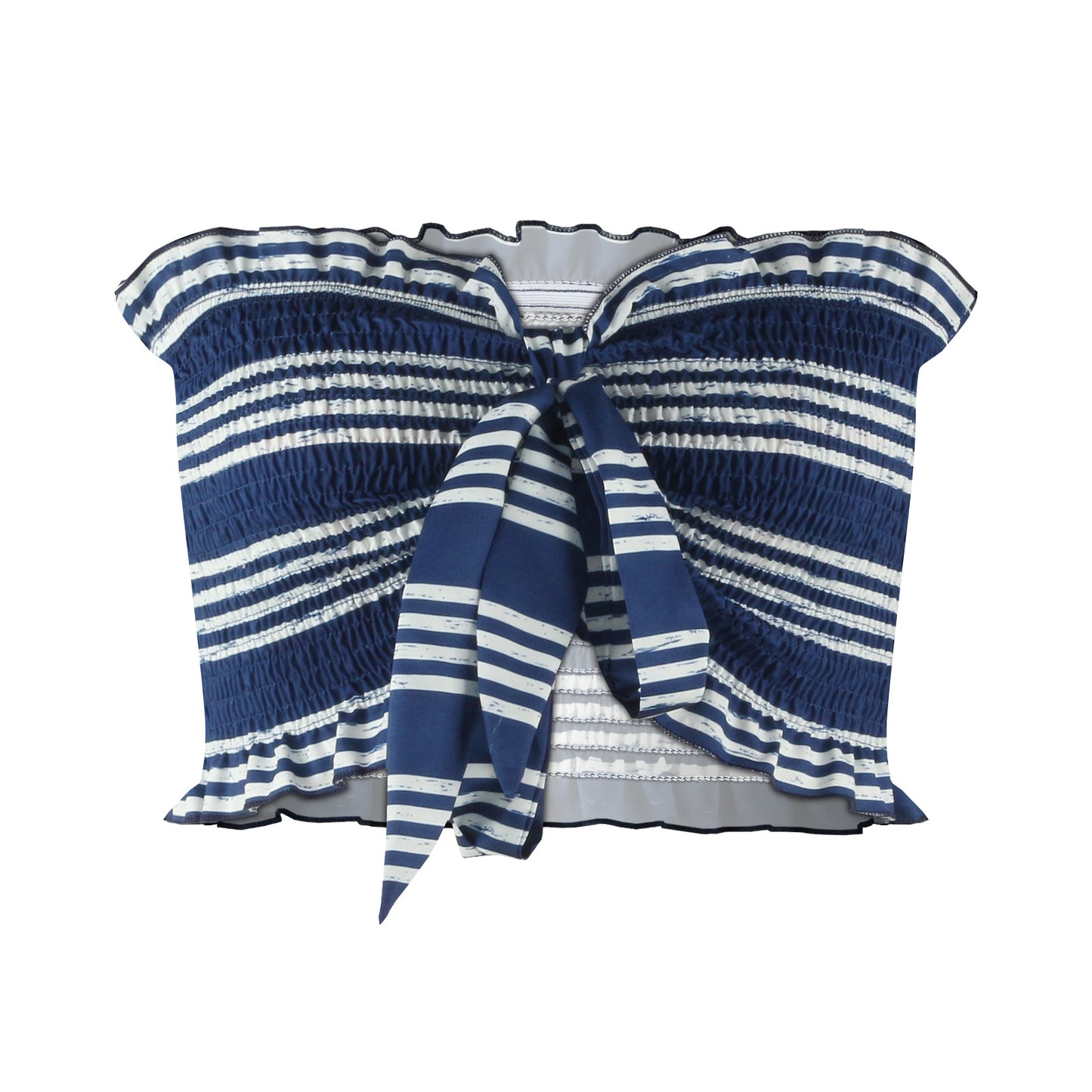 Knitted Vest Digital Print Sexy Fashion Top Top Multi-Wear Neck Hanging Ruffled Bow Small Vest