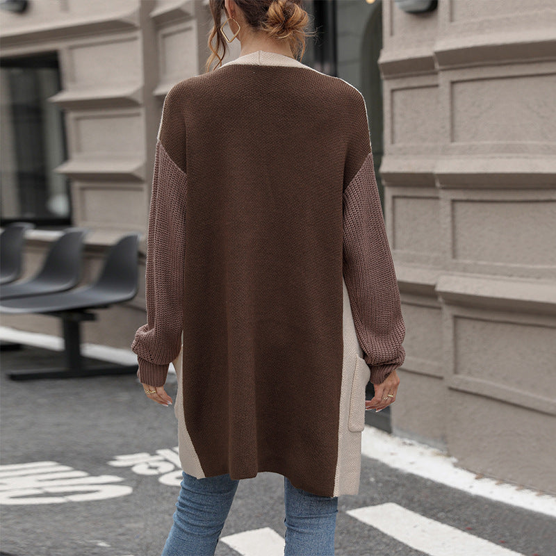 Autumn New Women's Clothing Color Sweater Coat Women's Autumn Style