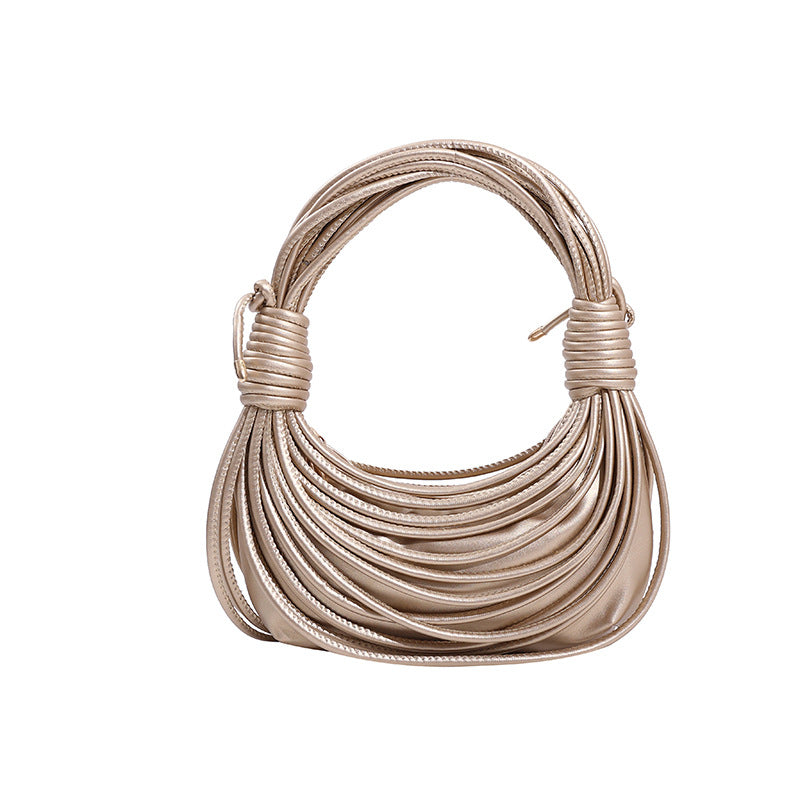 Niche Design New Fashion Personality Ramen Knot Armpit Bag Trend  All-In-One Shoulder Bag