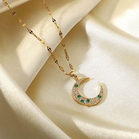 5pcs Women's Necklace With A Of Non-Fading Titanium Steel Necklace Jewelry Simple Month Necklace