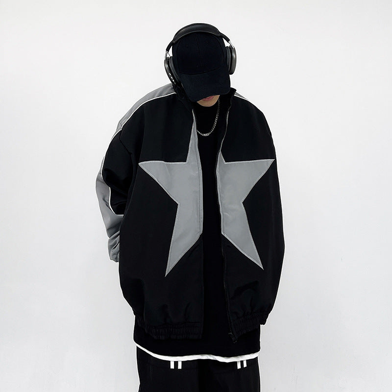Niche Color Storm Jacket Men And Women All Match Loose Jacket