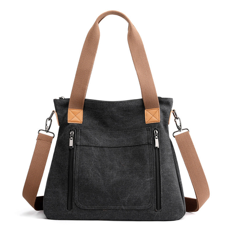 Crossbody Bag Women New All-In-One Portable Large Capacity Women's Bag Canvas Bag Women's Casual Shoulder Bag Women's Bag