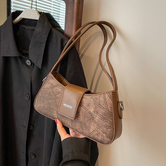 Niche Popular Underarm Bag Female Summer New Fashion Senior Sense Commuter Single Shoulder Crossbody Bag Retro Female Bag