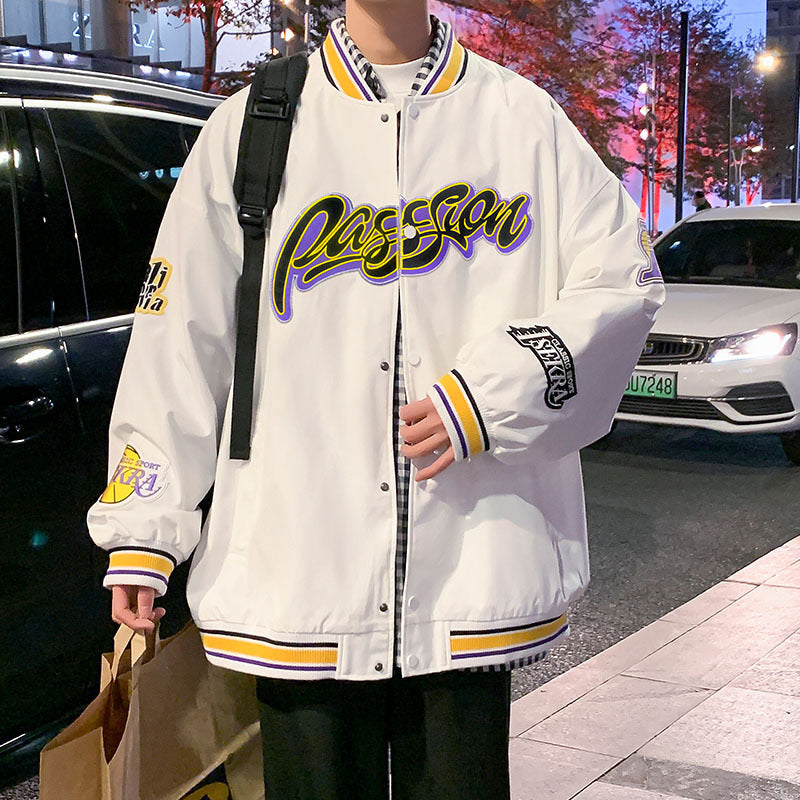 Spring Jacket Men's Loose Harbour Style Casual Student Fashion Men's Top Men's Coat Men's