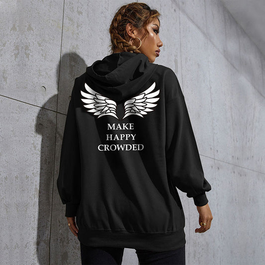 New Autumn And Winter Leisure Sports Fashion Hoodie Southeast Asia Women's Letter Printed Hoodie